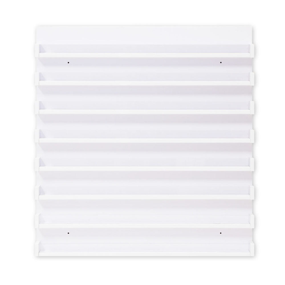 J&A KM Wooden Nail Polish Rack - White FD204