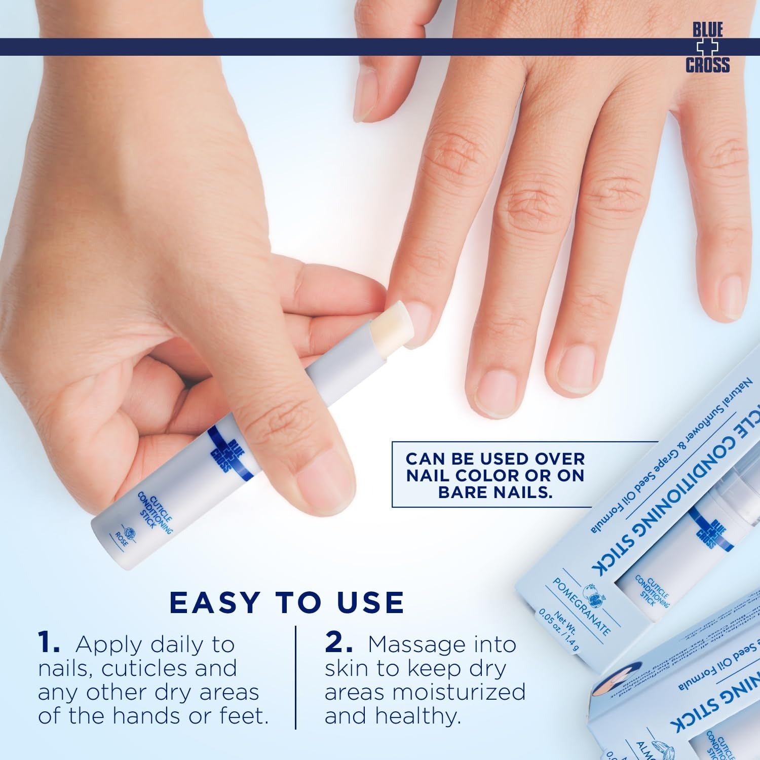 Blue Cross Cuticle Conditioning Stick Rose 71260