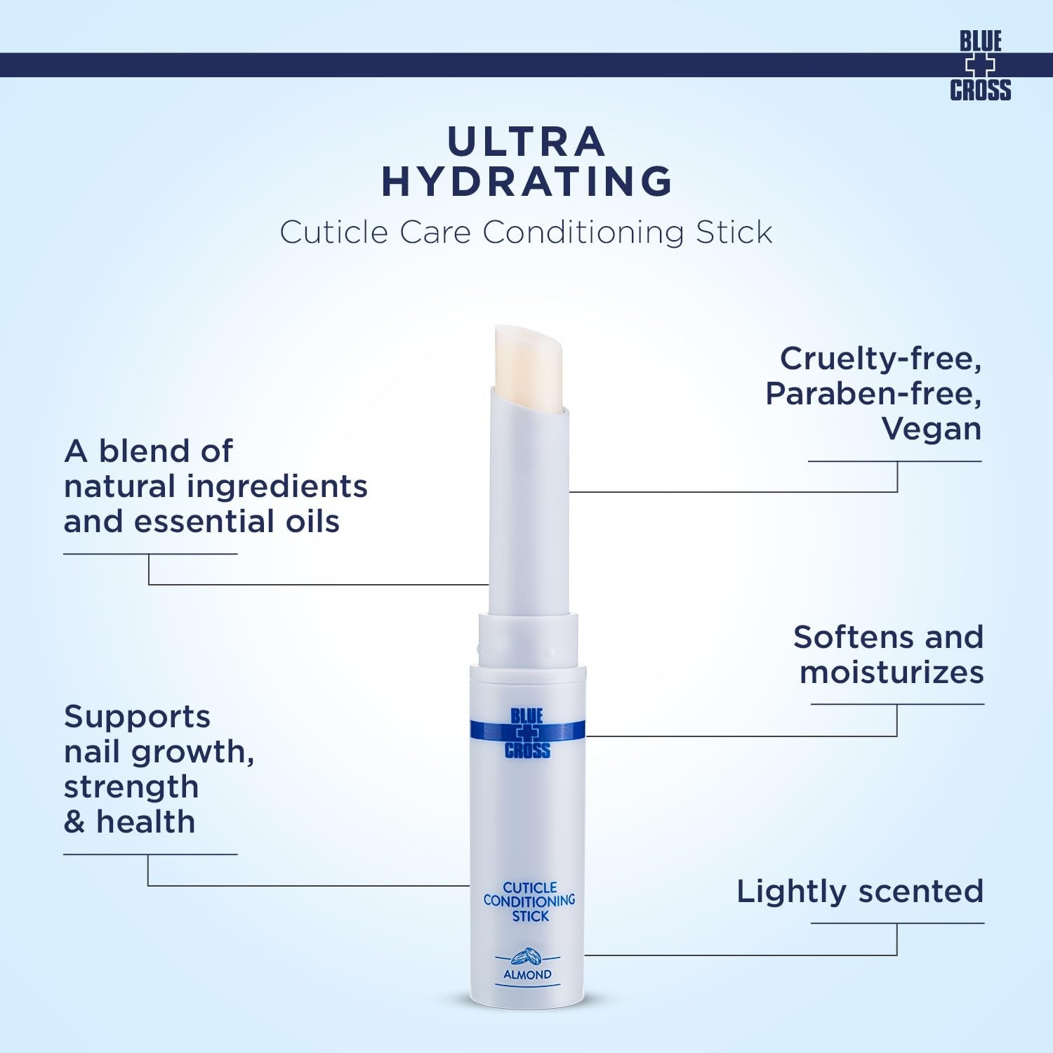 Blue Cross Cuticle Conditioning Stick Almond 71261