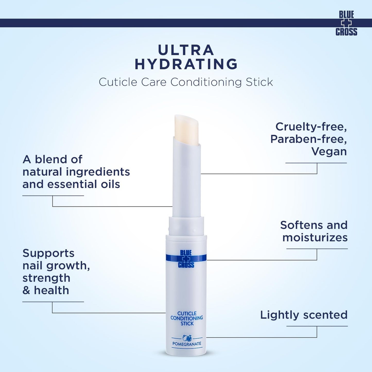 Blue Cross Cuticle Conditioning Stick Pomegranate 71262
