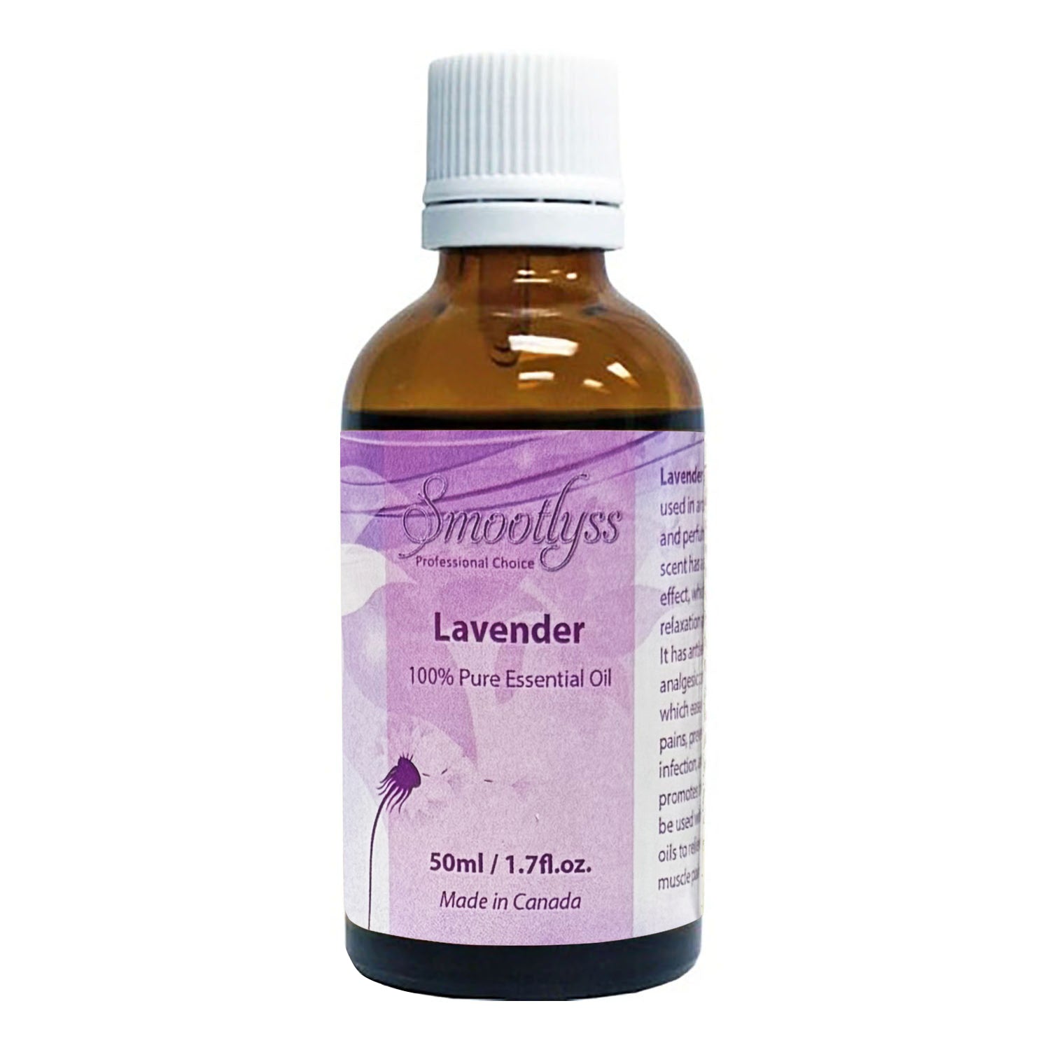 Smootlyss Lavender Essential Oil 50ml Made In Canada 00163