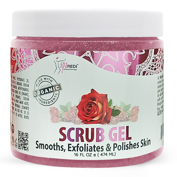 Spa Redi Pedi Scrub 16oz - Sensual Rose C01S- 03040