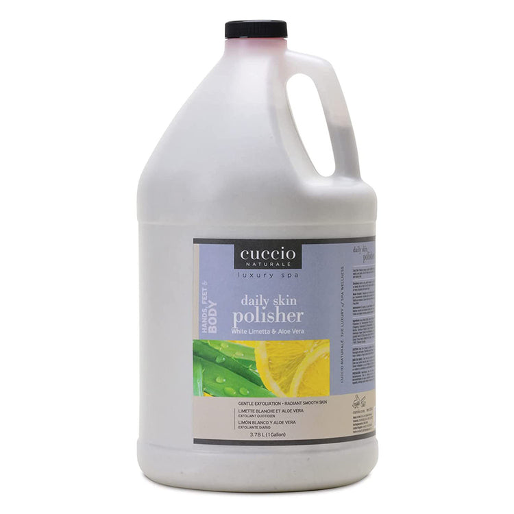 Cuccio Daily Skin Polisher Gal 3.78 L White Limetta 3336-G
