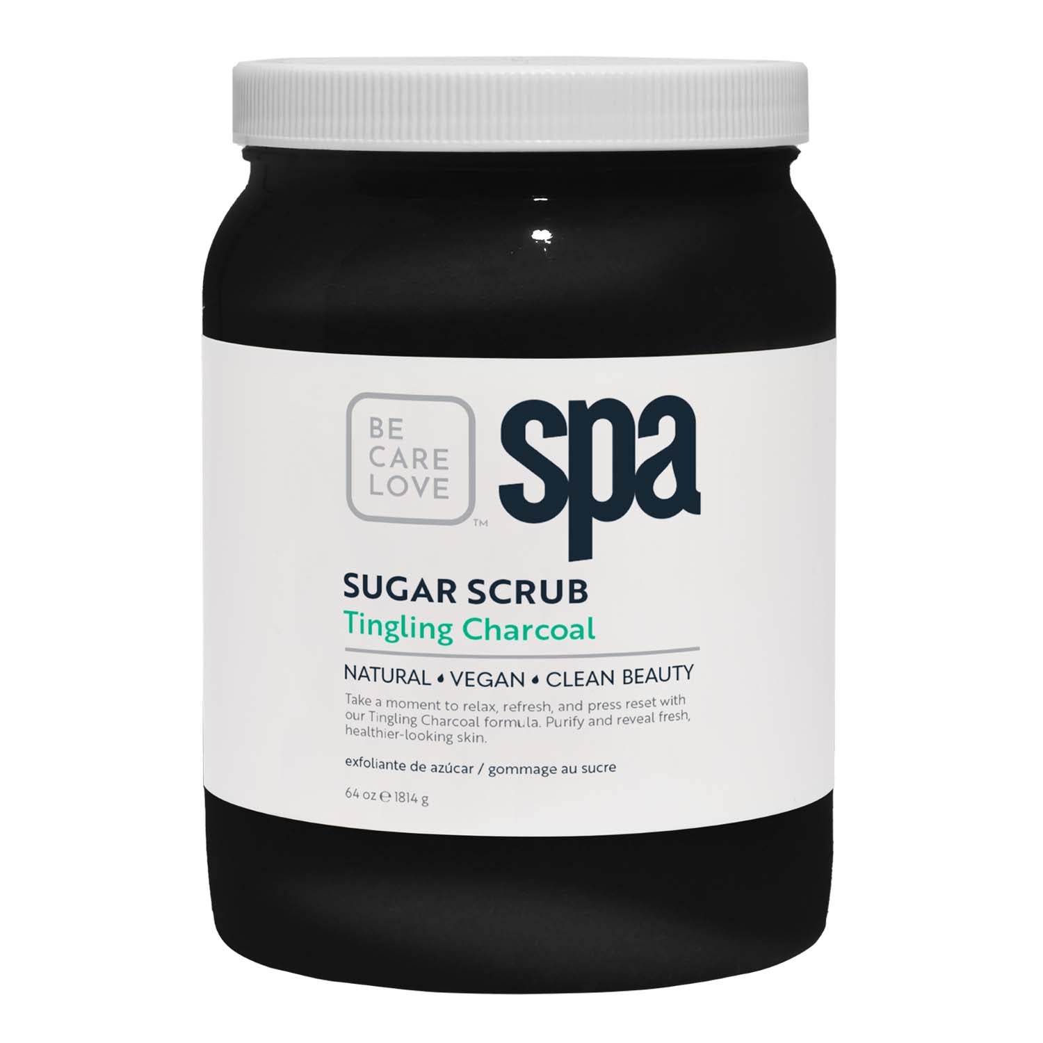 BCL SPA Tingling Charcoal Sugar Scrub 64 oz 50020