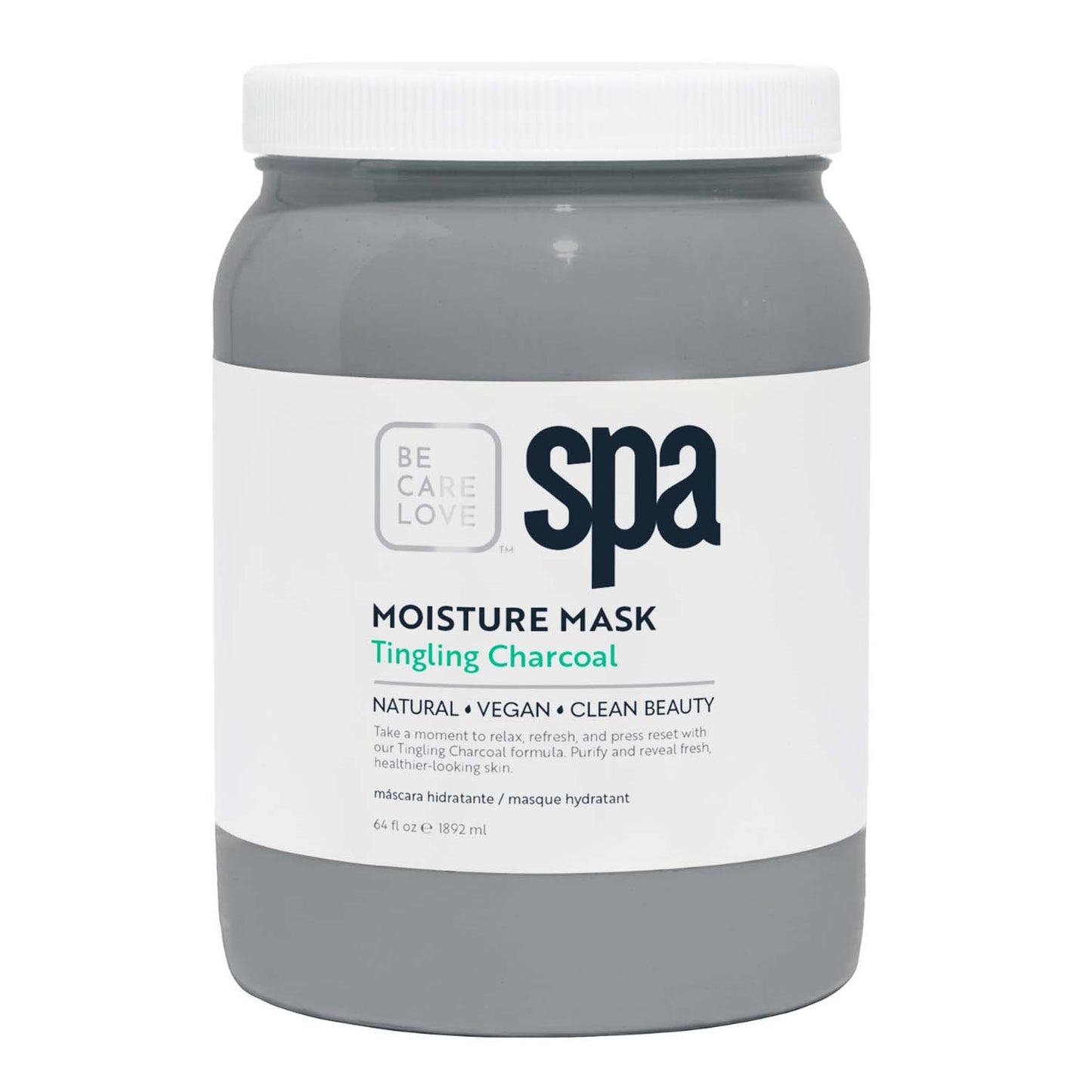 BCL SPA Moisture Mask 64 oz Tingling Charcoal 50021