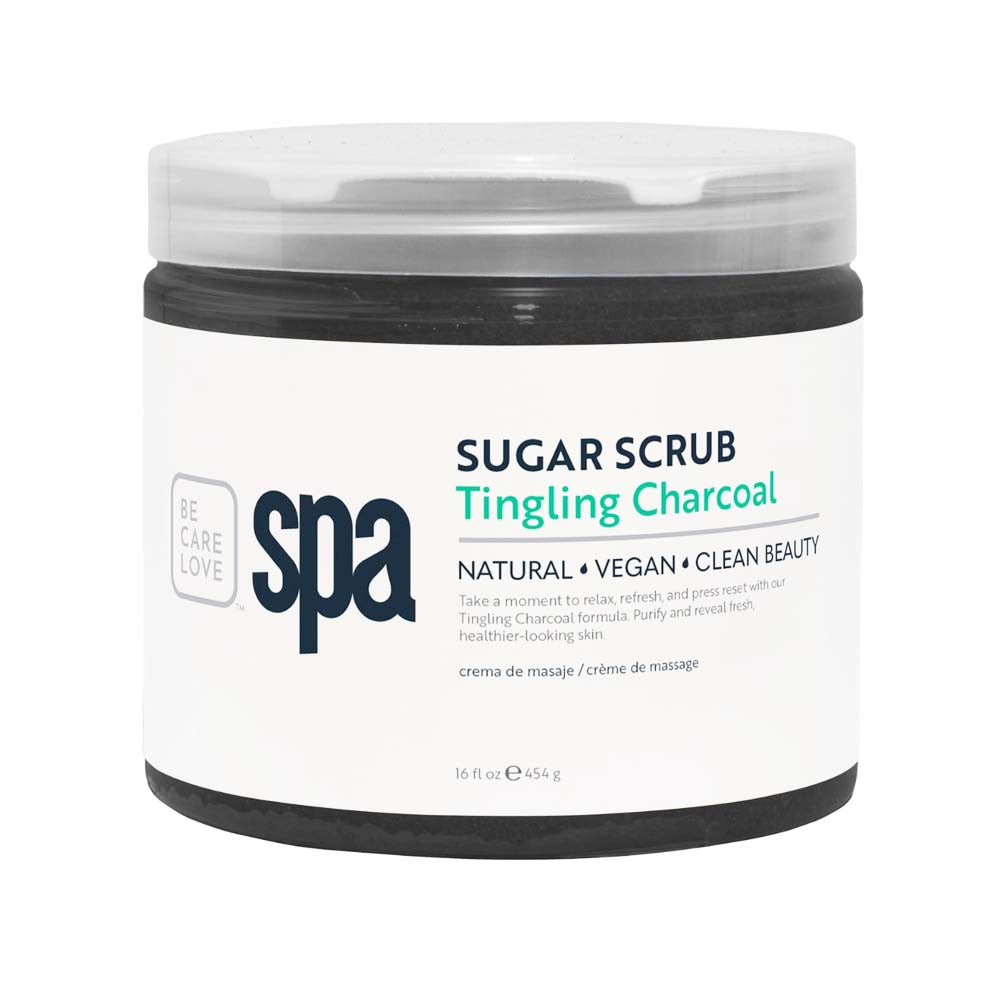 BCL SPA Tingling Charcoal Sugar Scrub 16 oz 51112