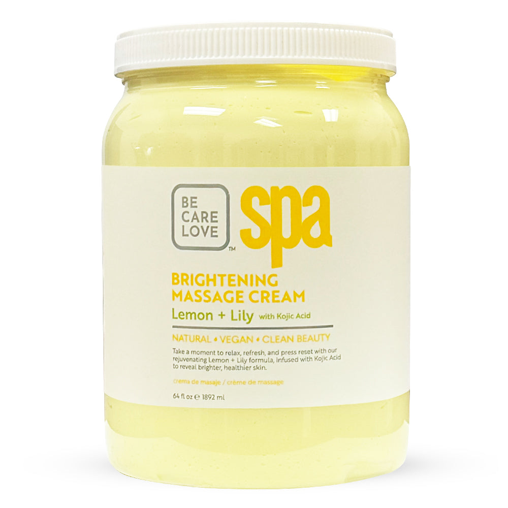 BCL SPA Brightening Massage Cream 64oz Lemon + Lily 56906