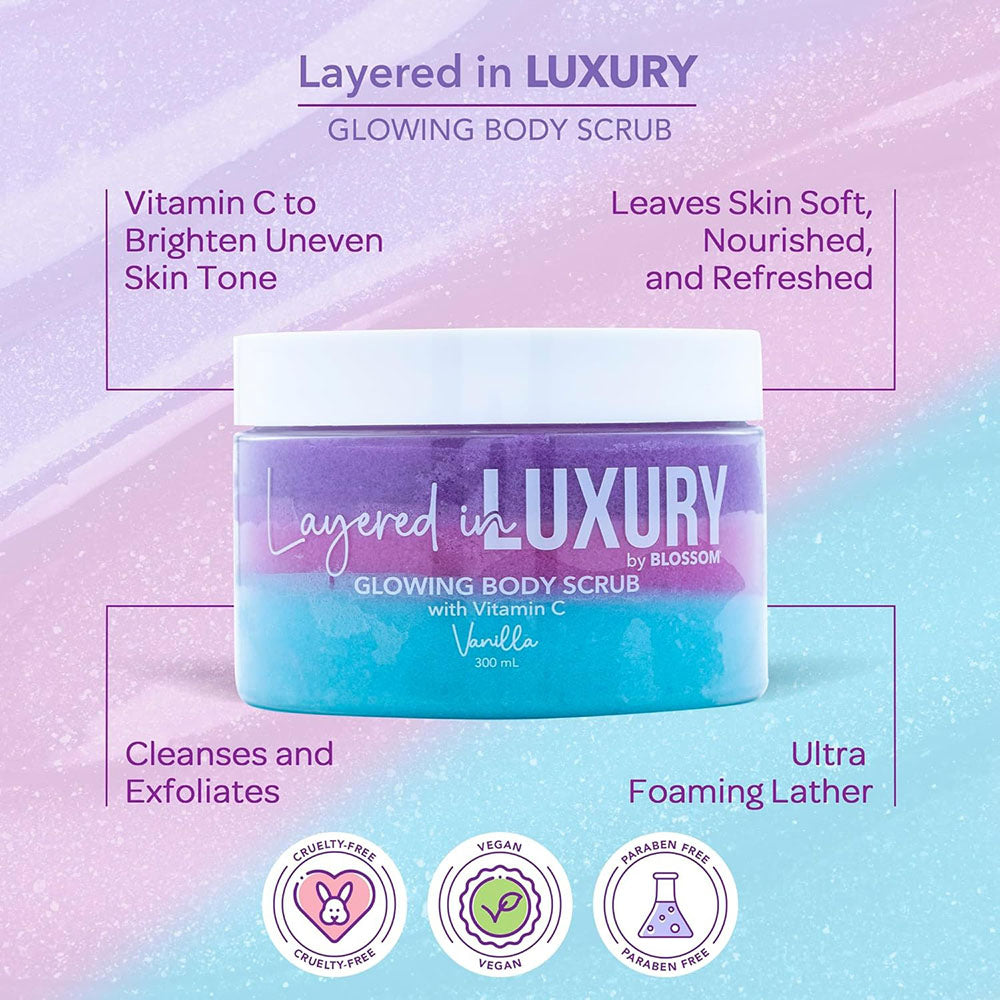Blossom Glowing Body Scrub 300 ml - Vanilla 90423