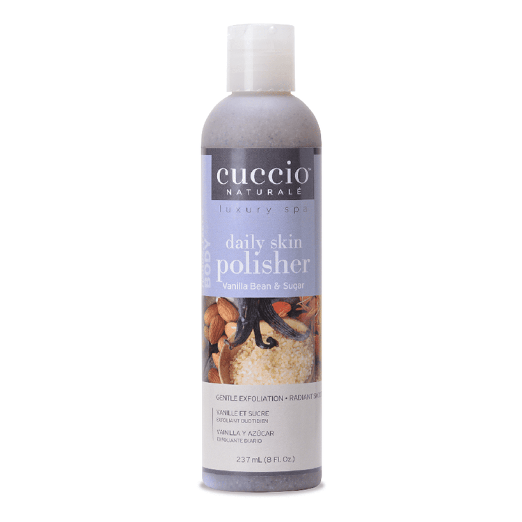 Cuccio Daily Skin Polisher 8 oz -Vanilla Bean & Sugar 3338-C