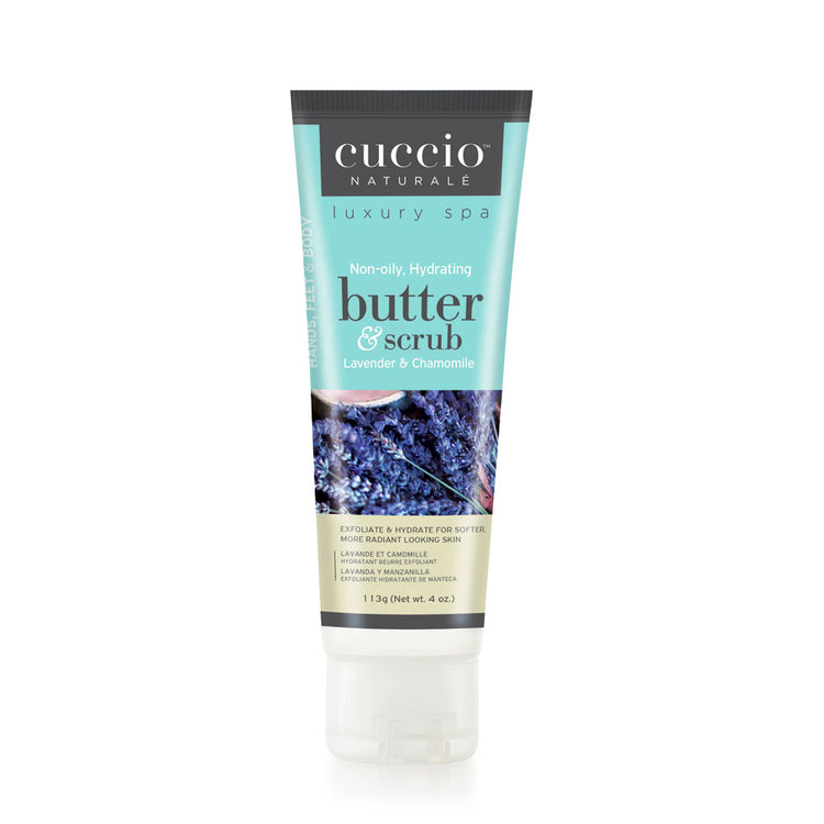 Cuccio Non-Oily Butter & Scrub 4 oz Lavender &Chamomile 3385