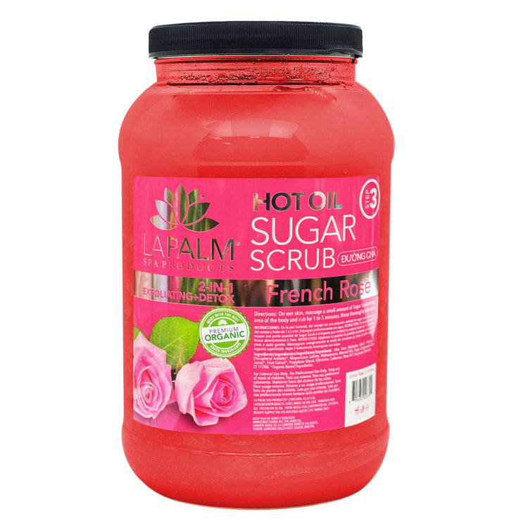La Palm Hot Oil Sugar Scrub 1G - French Rose LP193/02679