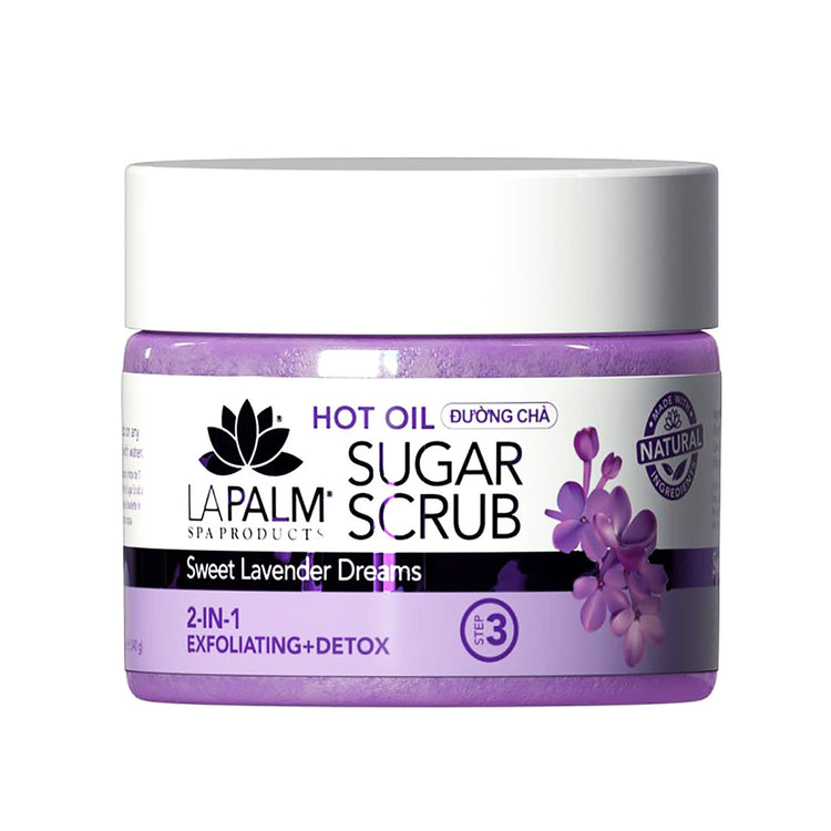 La Palm Sugar Scrub 12 oz -Sweet Lavender Dreams LP197/00291