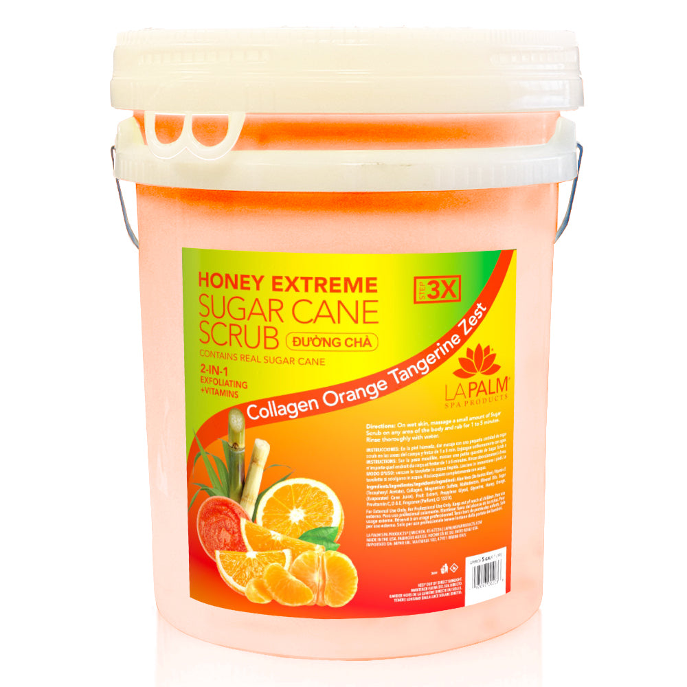 La Palm Sugar Cane Scrub 5 Gallon - Orange Tangerine Zest