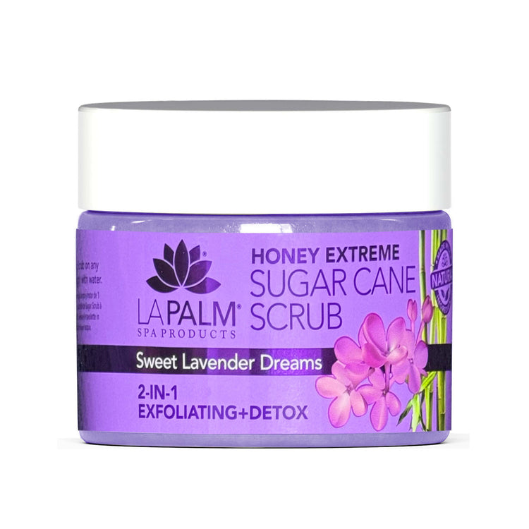 La Palm Sugar Cane Scrub 12 oz - Sweet Lavender LP285 01255