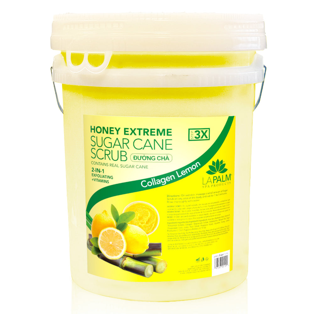 La Palm Sugar Cane Scrub 5 Gallon - Lemon LP480