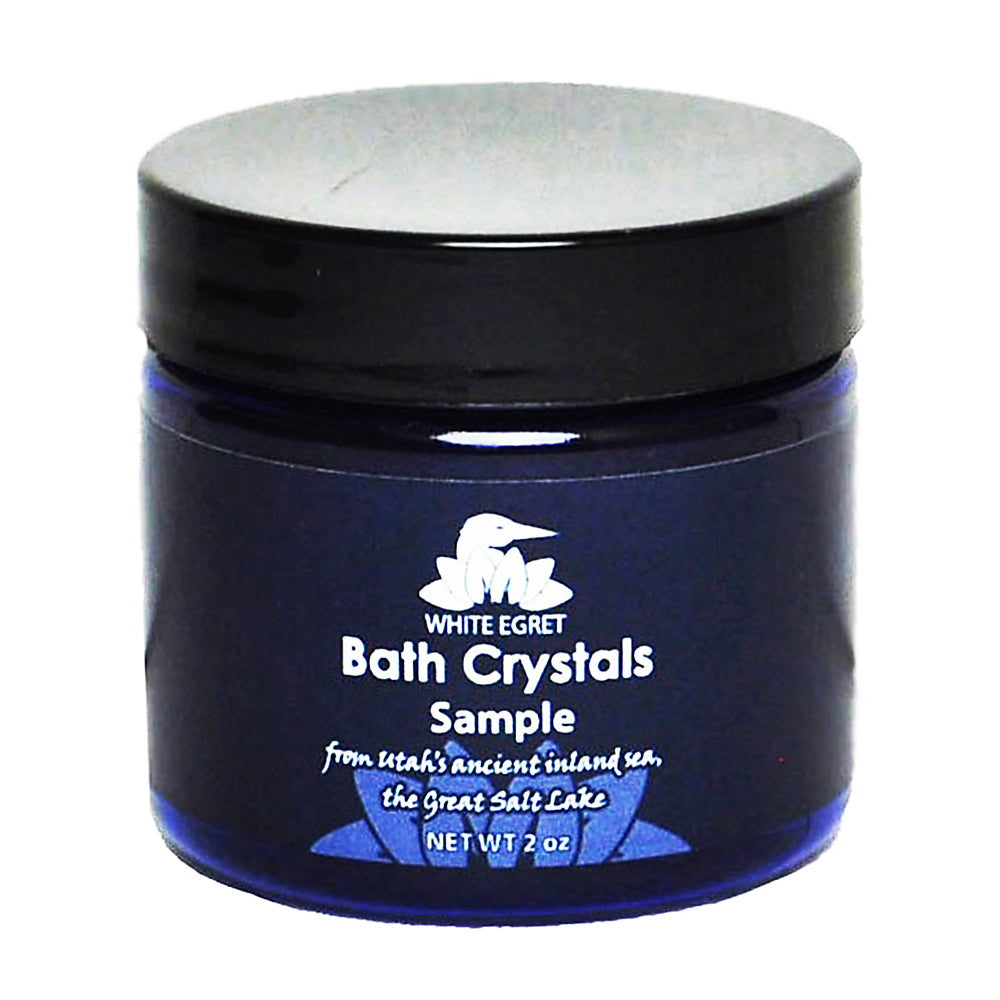 White Egret Bath Crystals Sample 2 fl oz BS2
