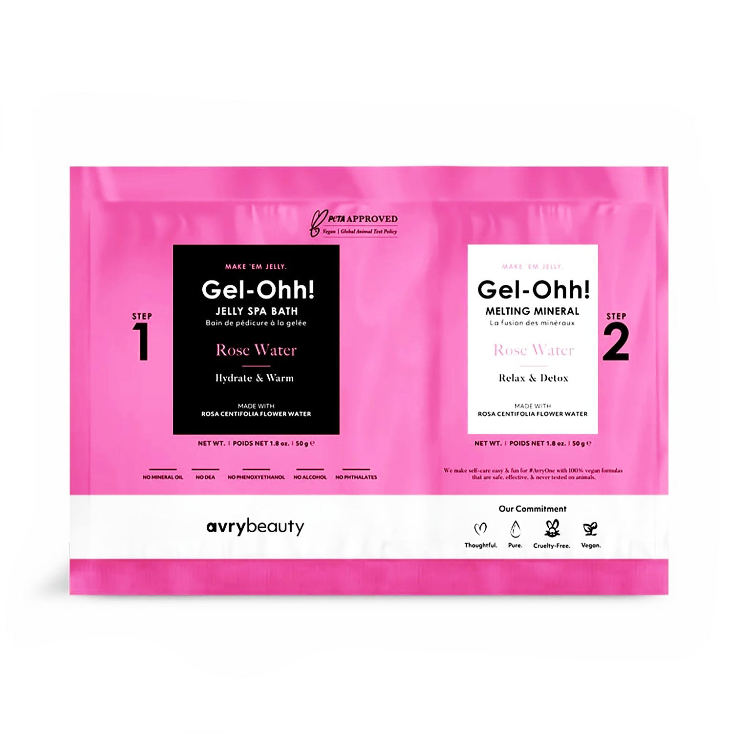 AvryBeauty Jelly Spa Bath Set - Rose Water AJ001RSE 00704