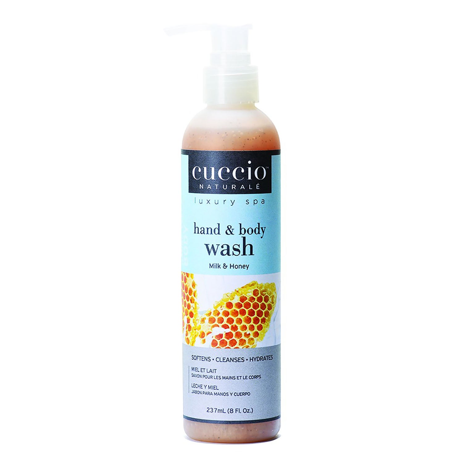 Cuccio Hand & Body Wash 8 oz Milk & Honey 3170
