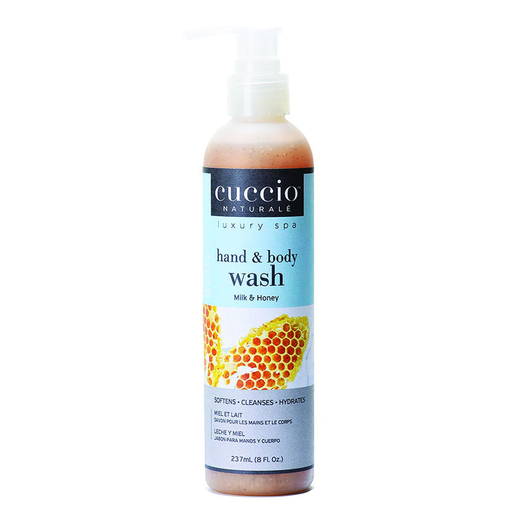 Cuccio Hand & Body Wash 8 oz Milk & Honey 3170