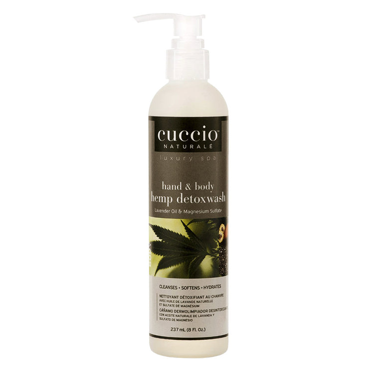 Cuccio Hand & Body Hemp Detoxwash 237 ml /8 oz CNSC6714/3516