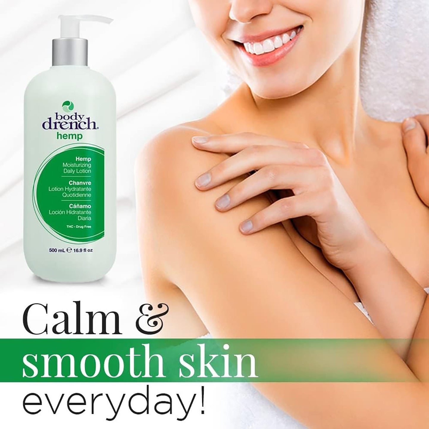 Body Drench Hemp Moisturizing Daily Lotion 16.9 fl oz 30630