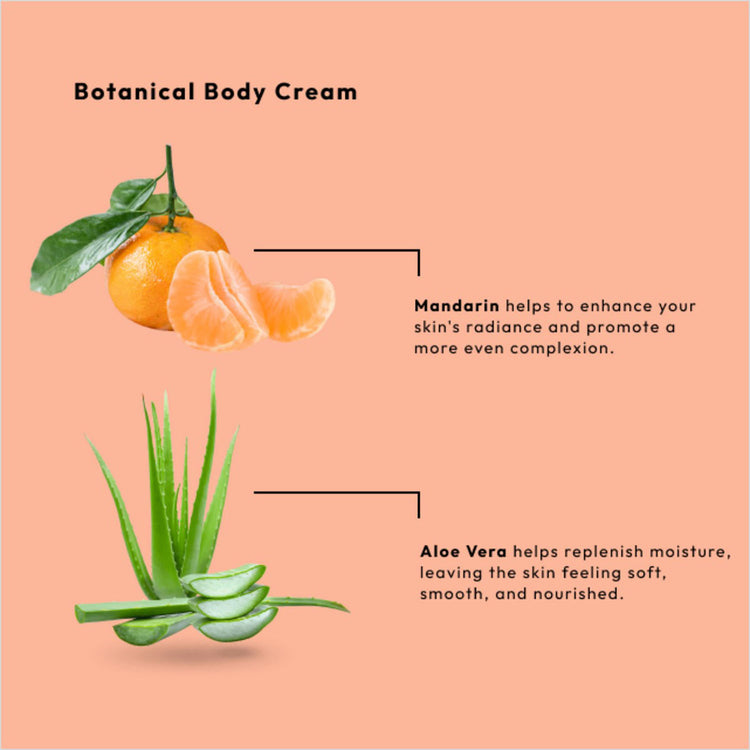 BCL SPA Botaniacal Hand & Body Cream 3 oz Mandarin Radiance