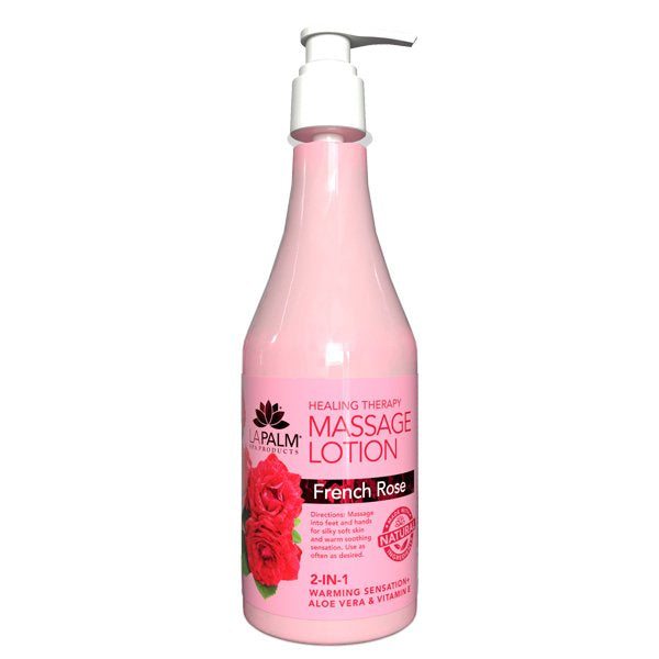 La Palm HT Massage Lotion 8 oz - French Rose LP094/01205