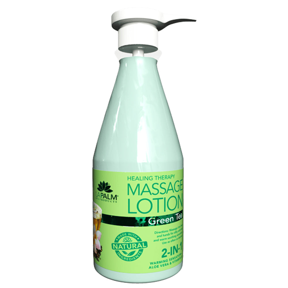 La Palm HT Massage Lotion 24 oz - Green Tea LP446
