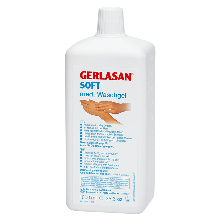 Gerlasan Soft Hands Wash Gel 1000 ml / 35.3 oz 2050712