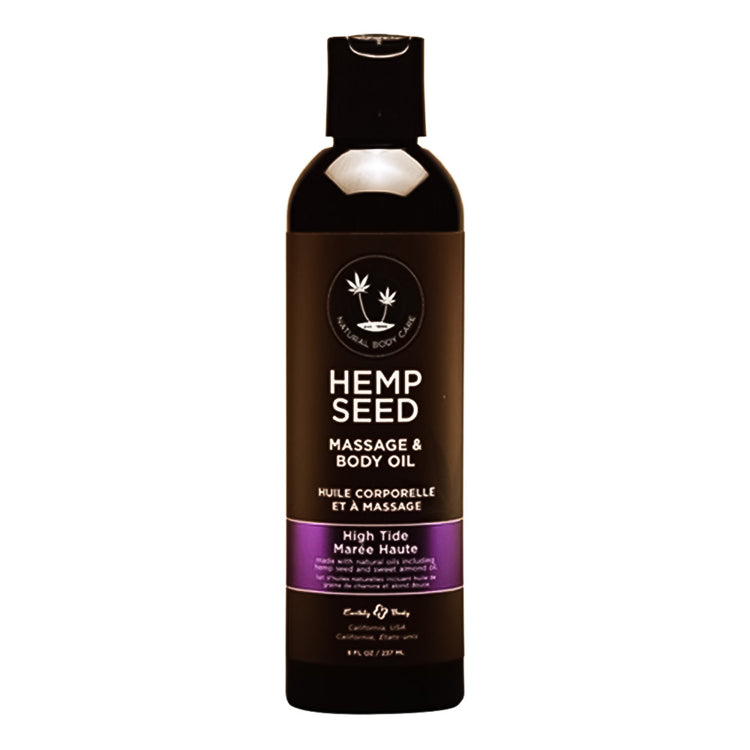 Hemp Seed Massage & Body Oil 8 oz - High Tide MAS053/00318