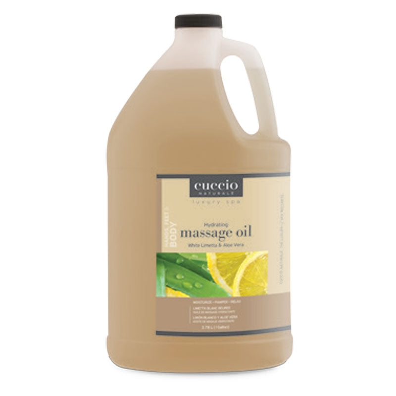 Cuccio Hydrating Massage Oil White Limetta&Aloe Vera 1G 3409