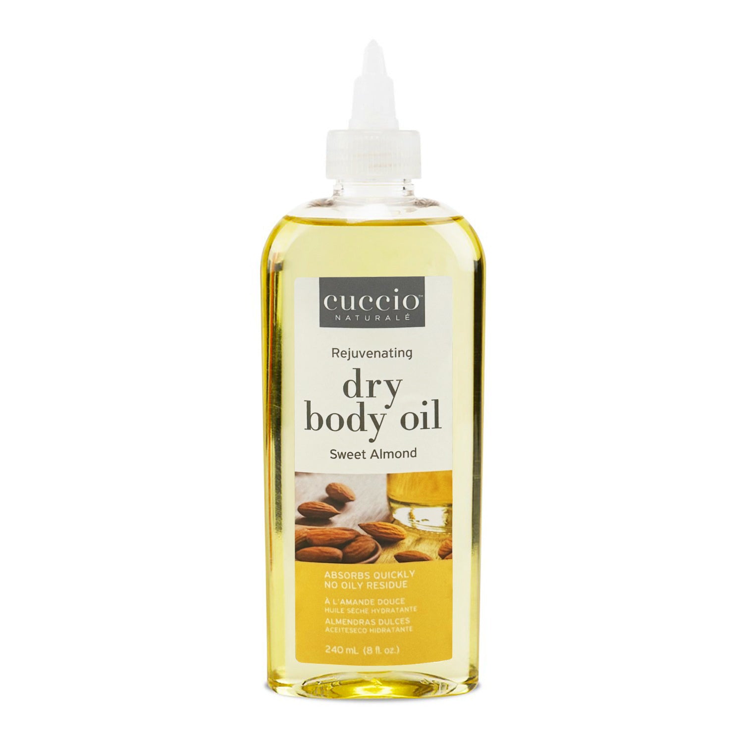 Cuccio Naturale Dry Body Oil 8oz Sweet Almond 98103