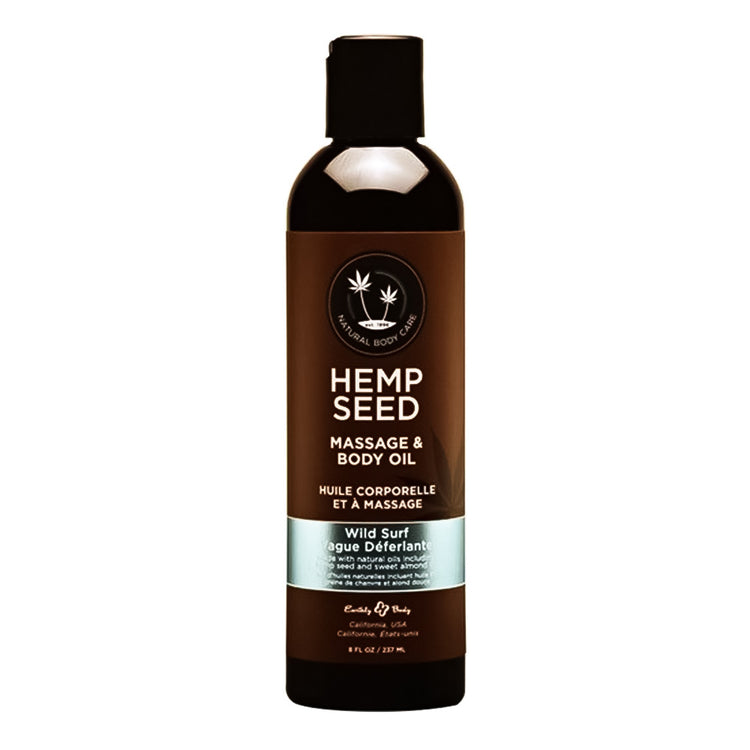 Hemp Seed Massage & Body Oil Wild Surf 8 fl oz/237ml #00317