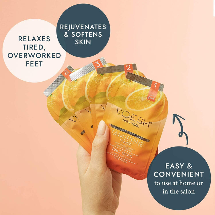 Voesh Pedi In A Box Deluxe 4 Step Tangerine Twist VPC208TGN