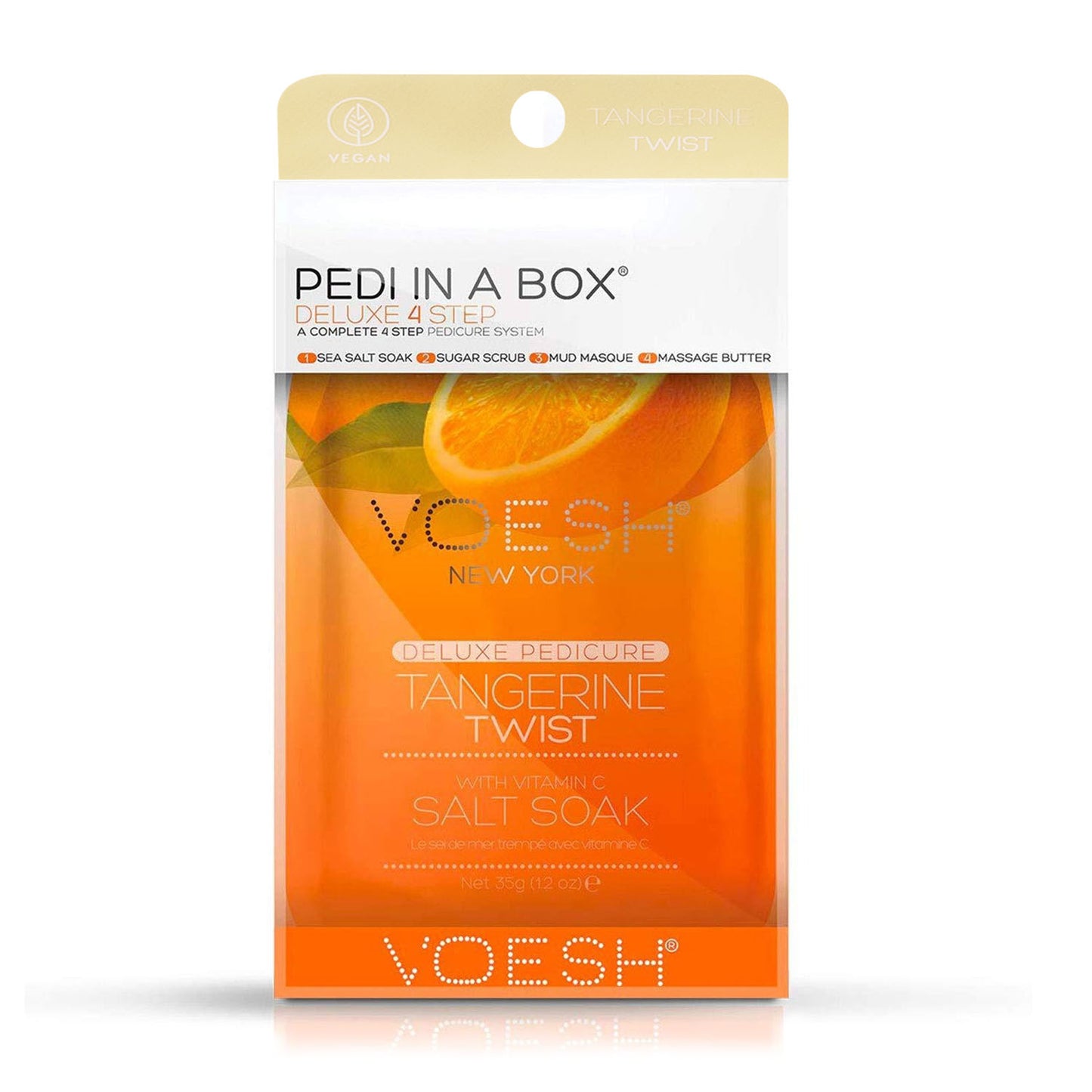 Voesh Pedi In A Box Deluxe 4 Step Tangerine Twist VPC208TGN