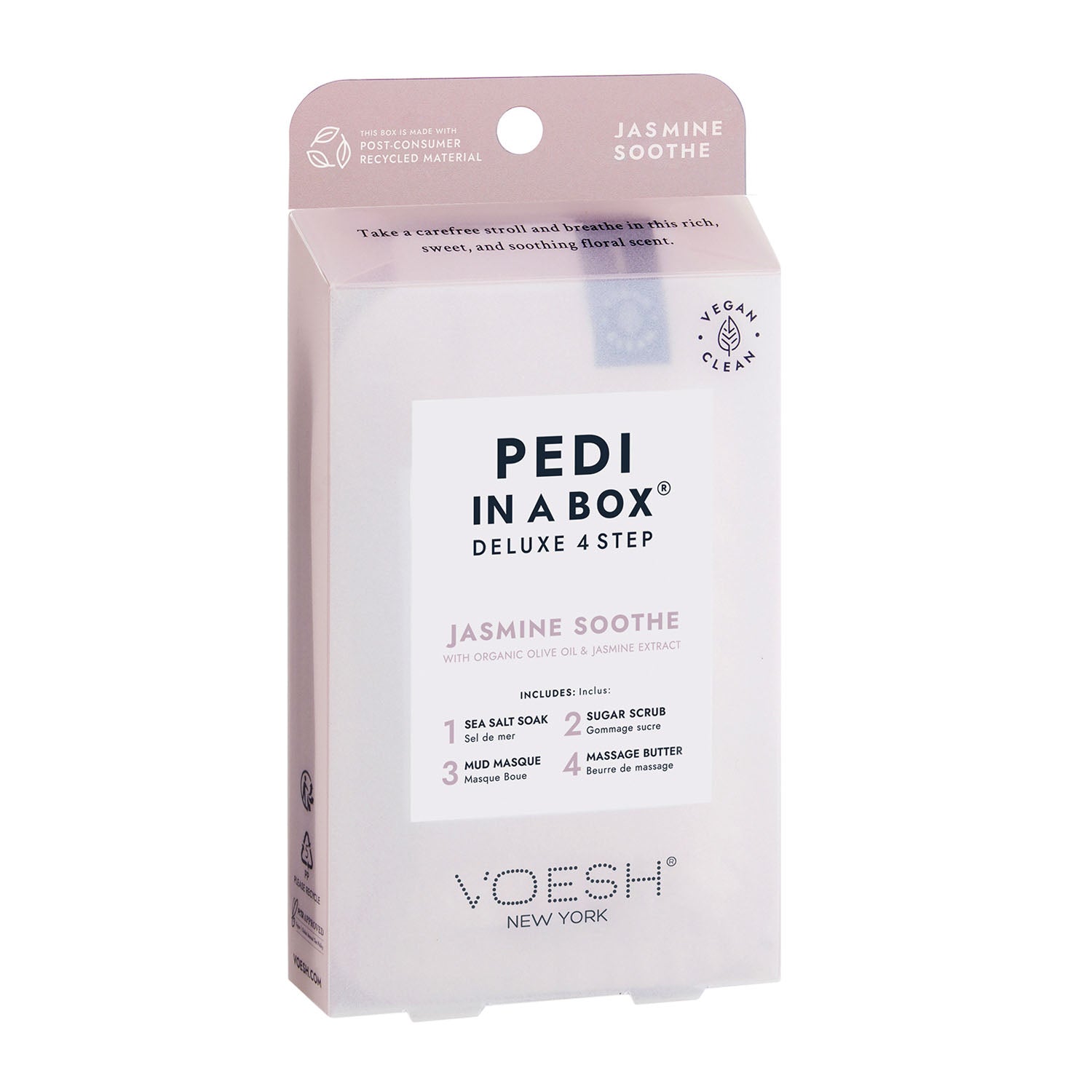 Voesh Pedi In A Box Deluxe 4 Step Jasmine Soothe VPC208JSM