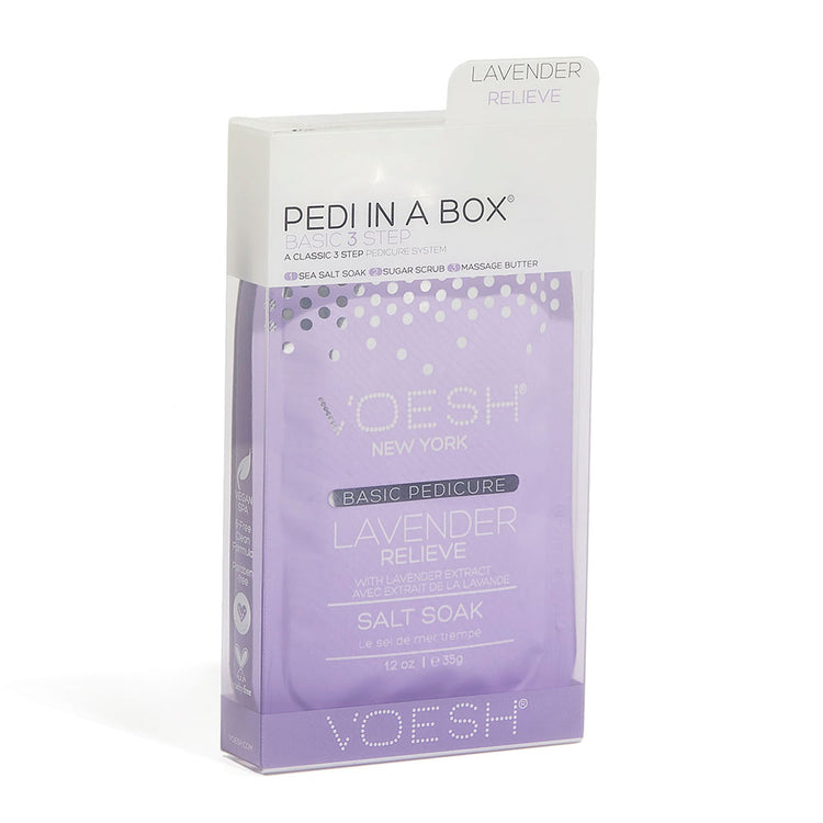 Voesh Pedi In A Box Basic 3 Step Lavender Relieve VPC118LVR