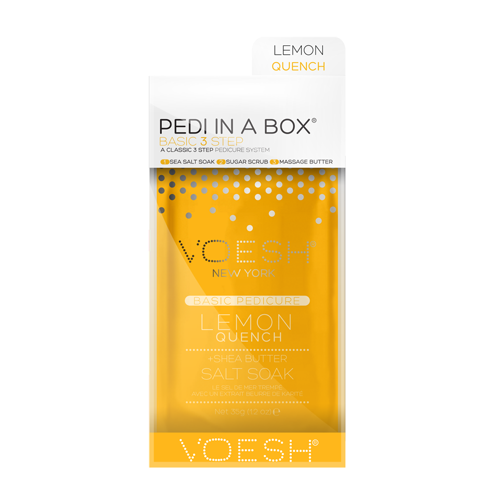 Voesh Pedi In A Box Basic 3 Step Lemon Quench VPC118LMN