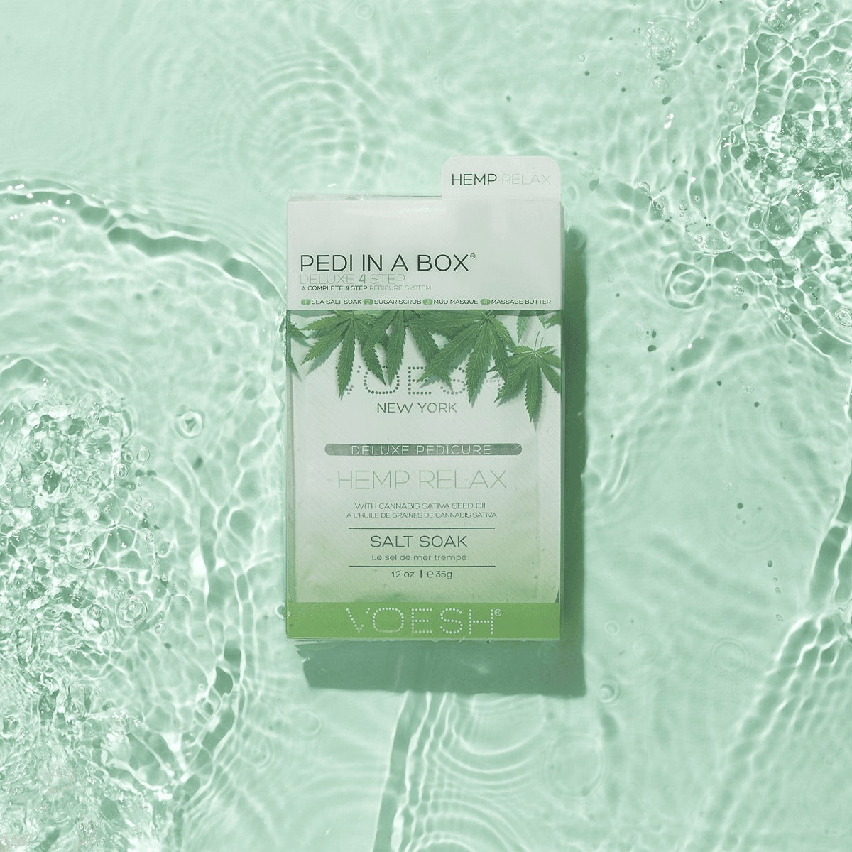 Voesh Pedi In A Box Deluxe 4 Step Hemp Relax VPC208CBD