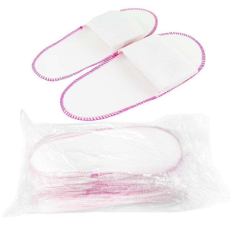 Celebrity Disposable Non-Woven Slippers White 50pairs 01501