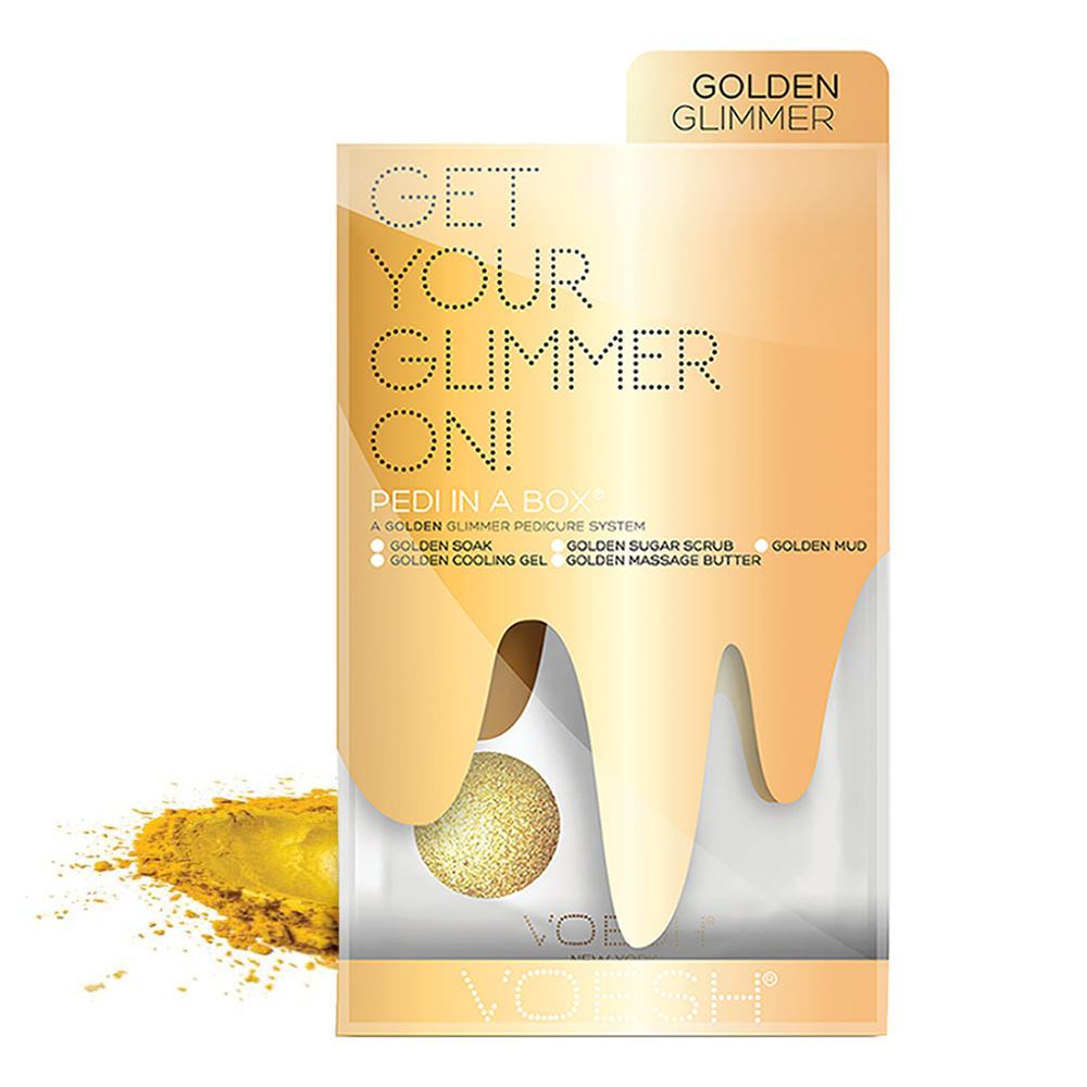 Voesh Pedi In A Box Golden Glimmer VPC507GLD/02027