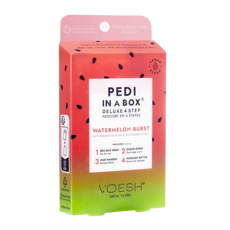 Voesh Pedi In A Box Deluxe 4 Step Watermelon Burst VPC208WTR