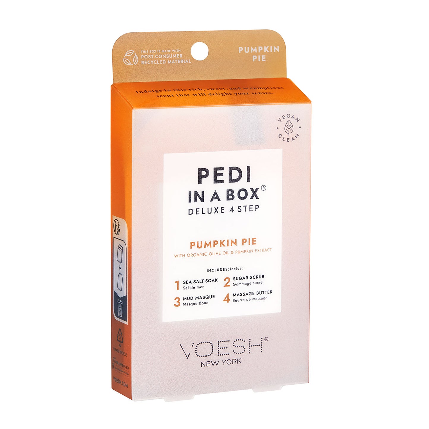Voesh Pedi In A Box Deluxe 4 Step Pumpkin Pie VPC208PMK