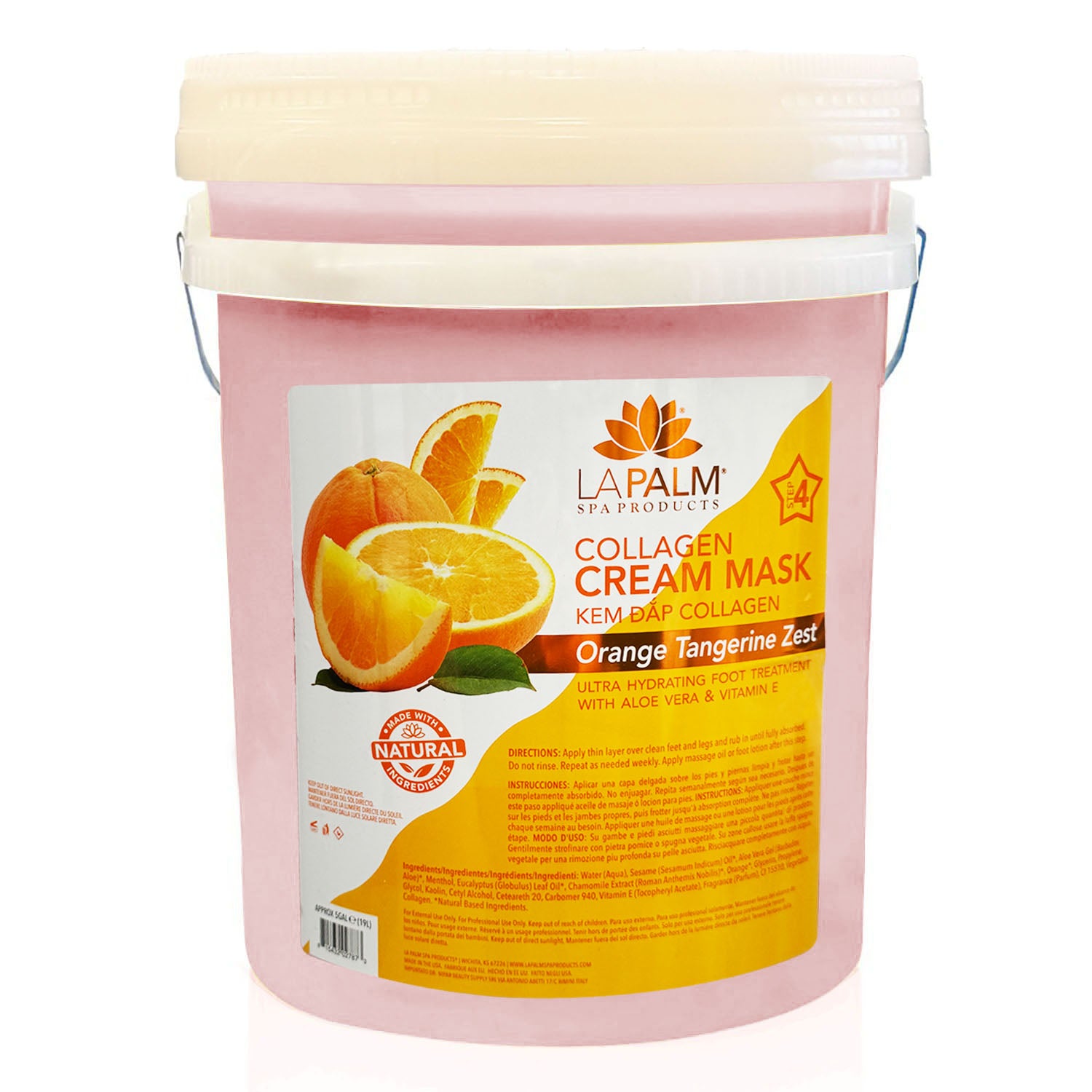 La Palm Collagen Cream Mask 5G - Orange Tangerine Zest LP545