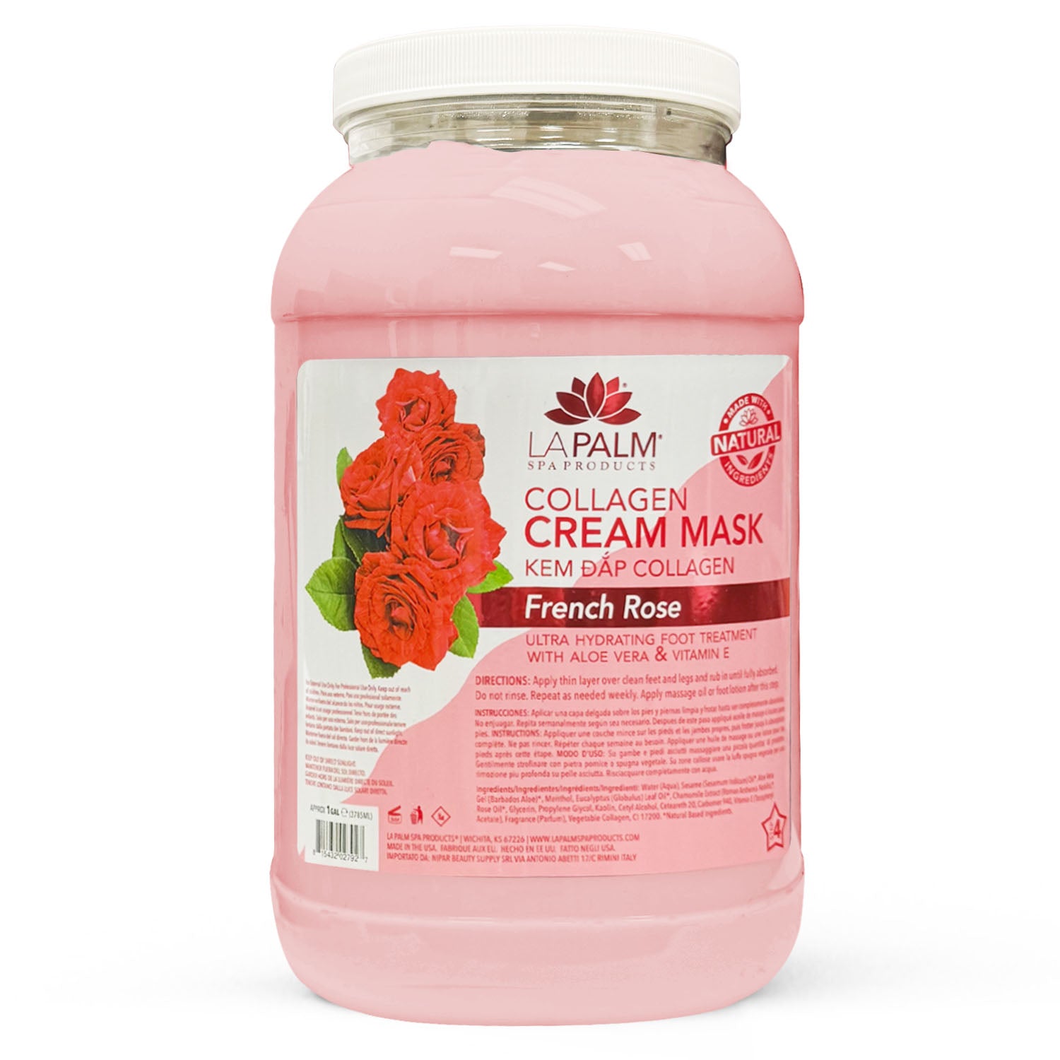 La Palm Collagen Cream Mask 1G - French Rose LP552