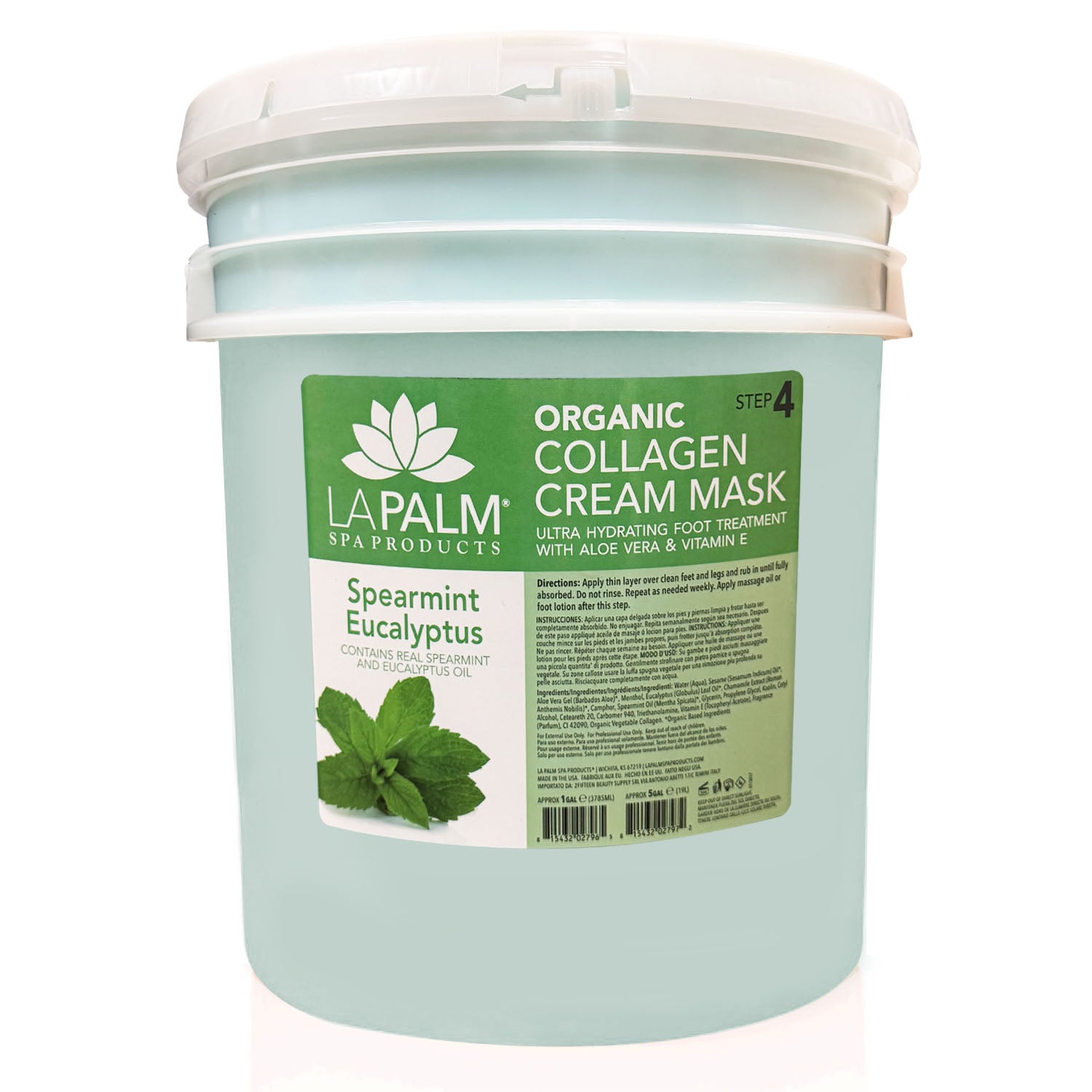 La Palm Collagen Cream Mask 5G, Spearmint Eucalyptus LP563