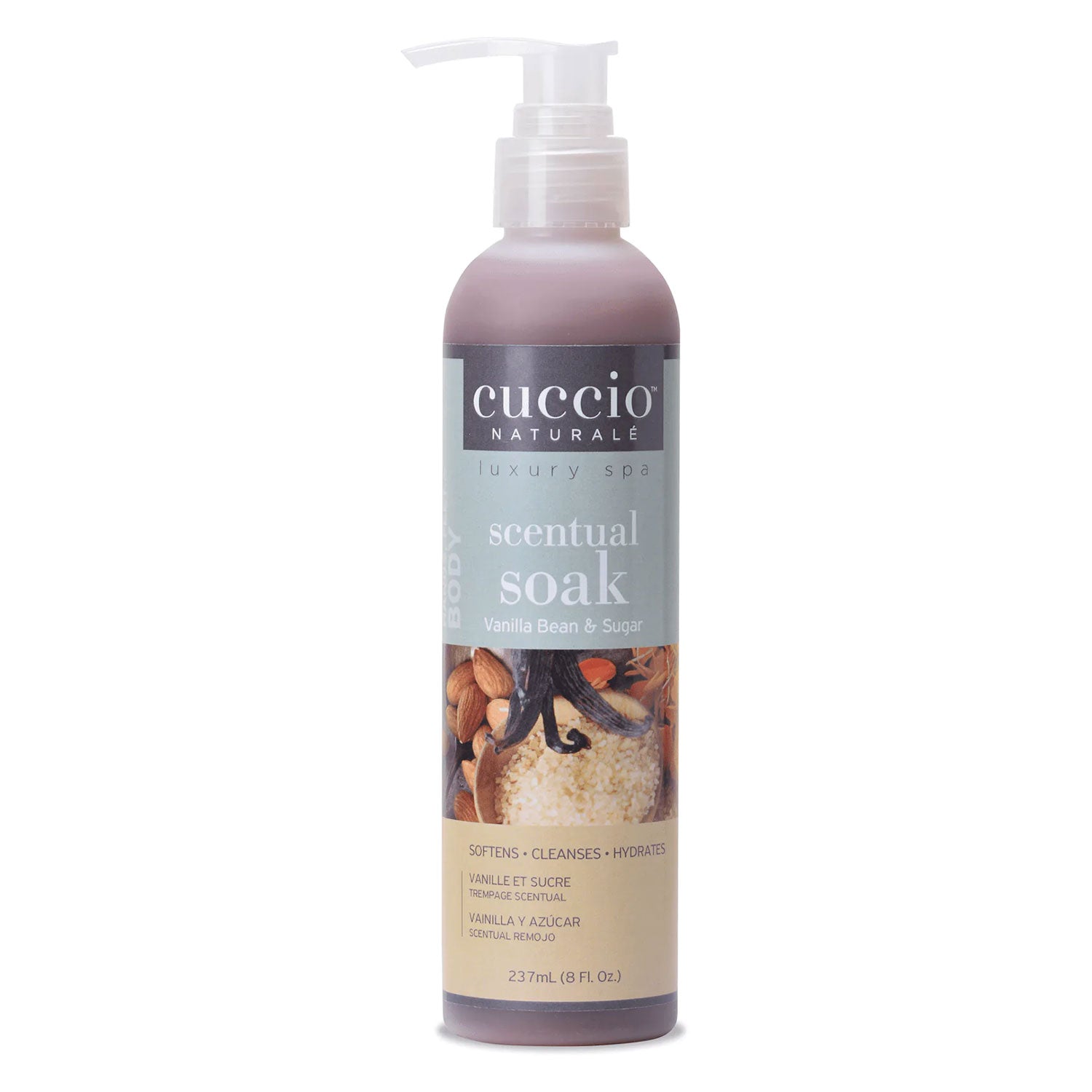 Cuccio Scentual Soak Vanilla Bean & Suga 8 oz CNSP4335 33280