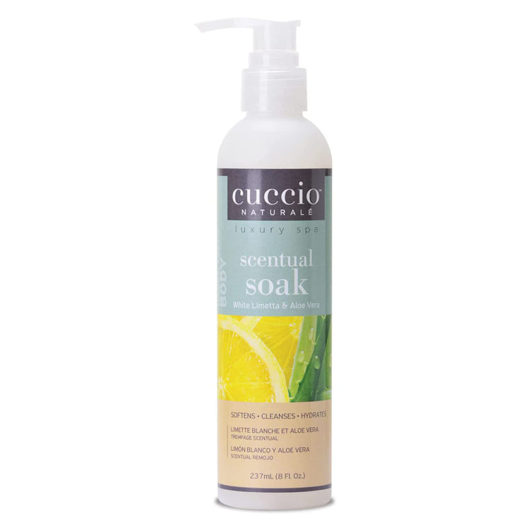 Cuccio Scentual Soak White Limetta & Alo 8 oz CNSP4325 33290