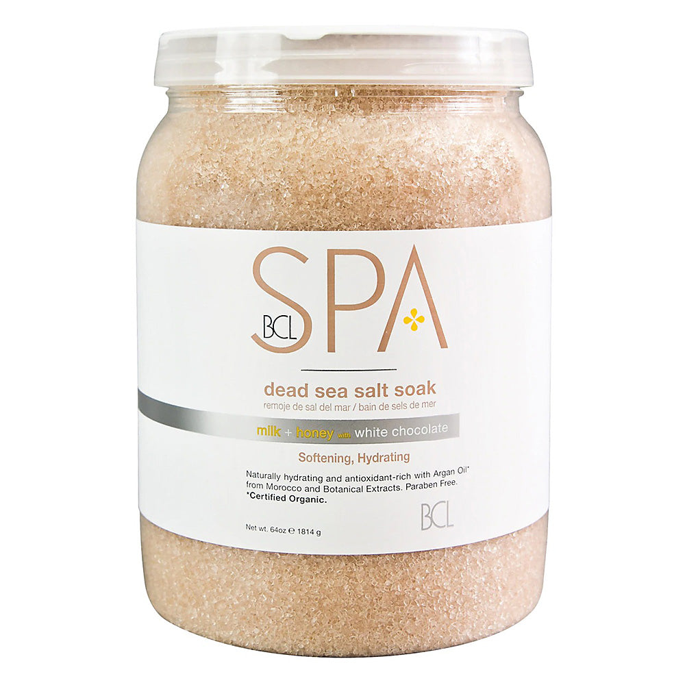 BCL SPA Dead Sea Salt Soak 64 oz - Milk+Honey 54001