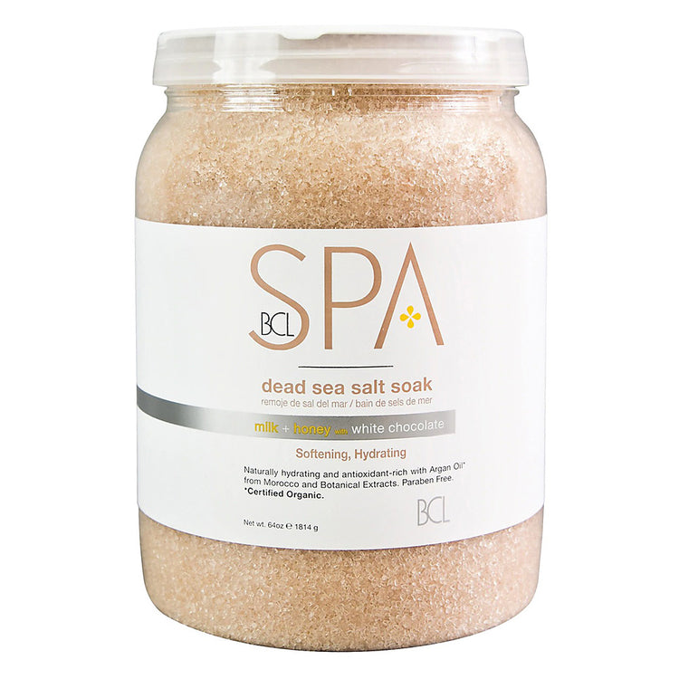 BCL SPA Dead Sea Salt Soak 64 oz - Milk+Honey 54001